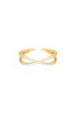 Gold / One size / Righello dell'anello Gold Copper One size 