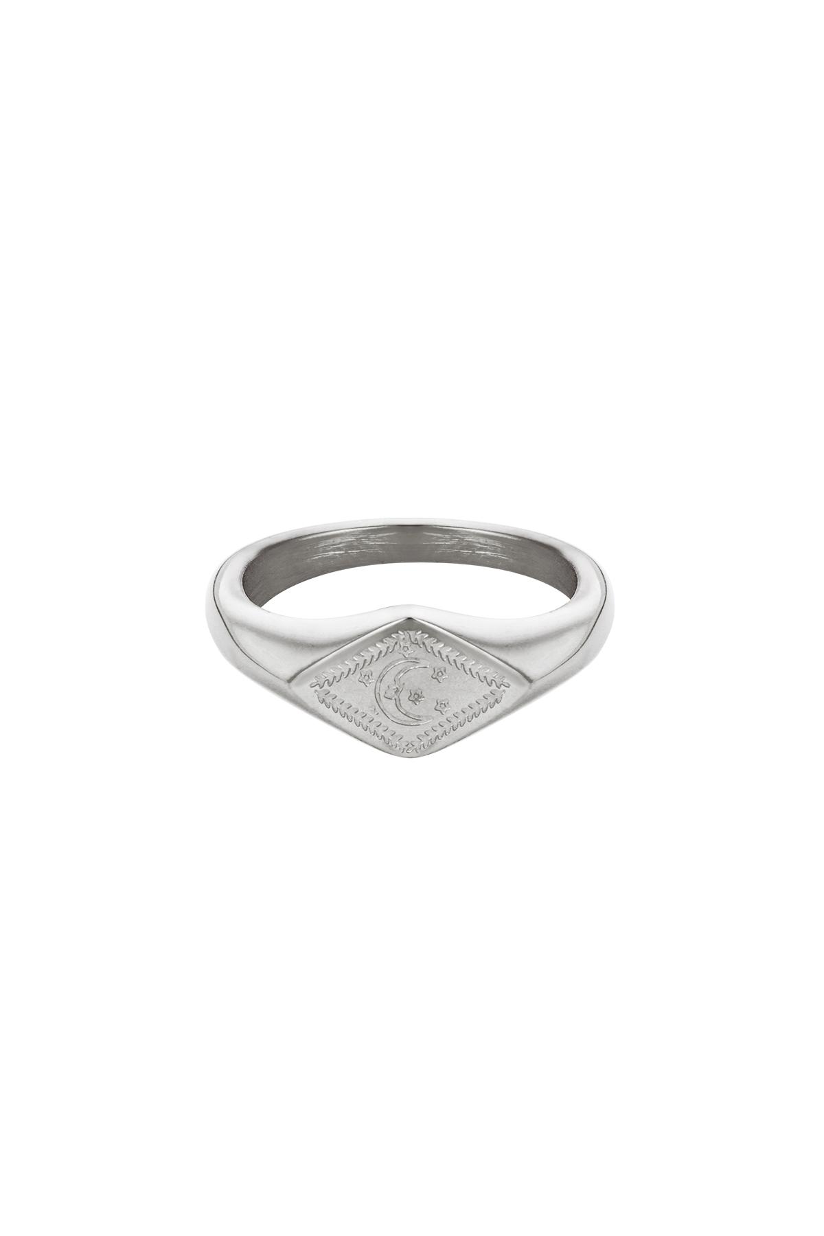 Silver / 16 / Ring Universe Silver Stainless Steel 16 