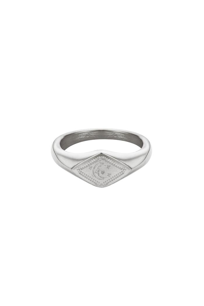 Ring Universe Silver Stainless Steel 18 
