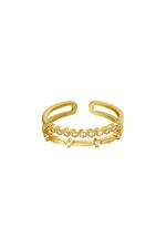 Gold / One size / Ring Tina Gold Copper One size 