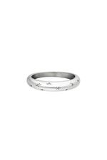 Silver / 16 / Ring Starry Sky Silver Stainless Steel 16 