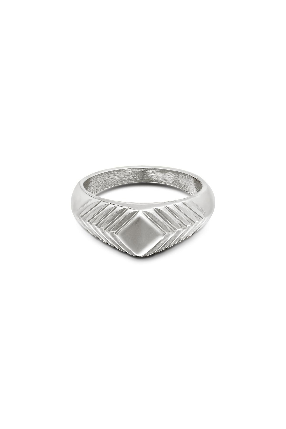 Ring Lydia Silver Stainless Steel 16 h5 