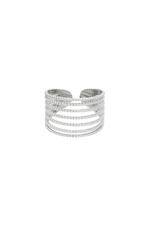 Silver / One size / Ring Stack it up Silver Stainless Steel One size 