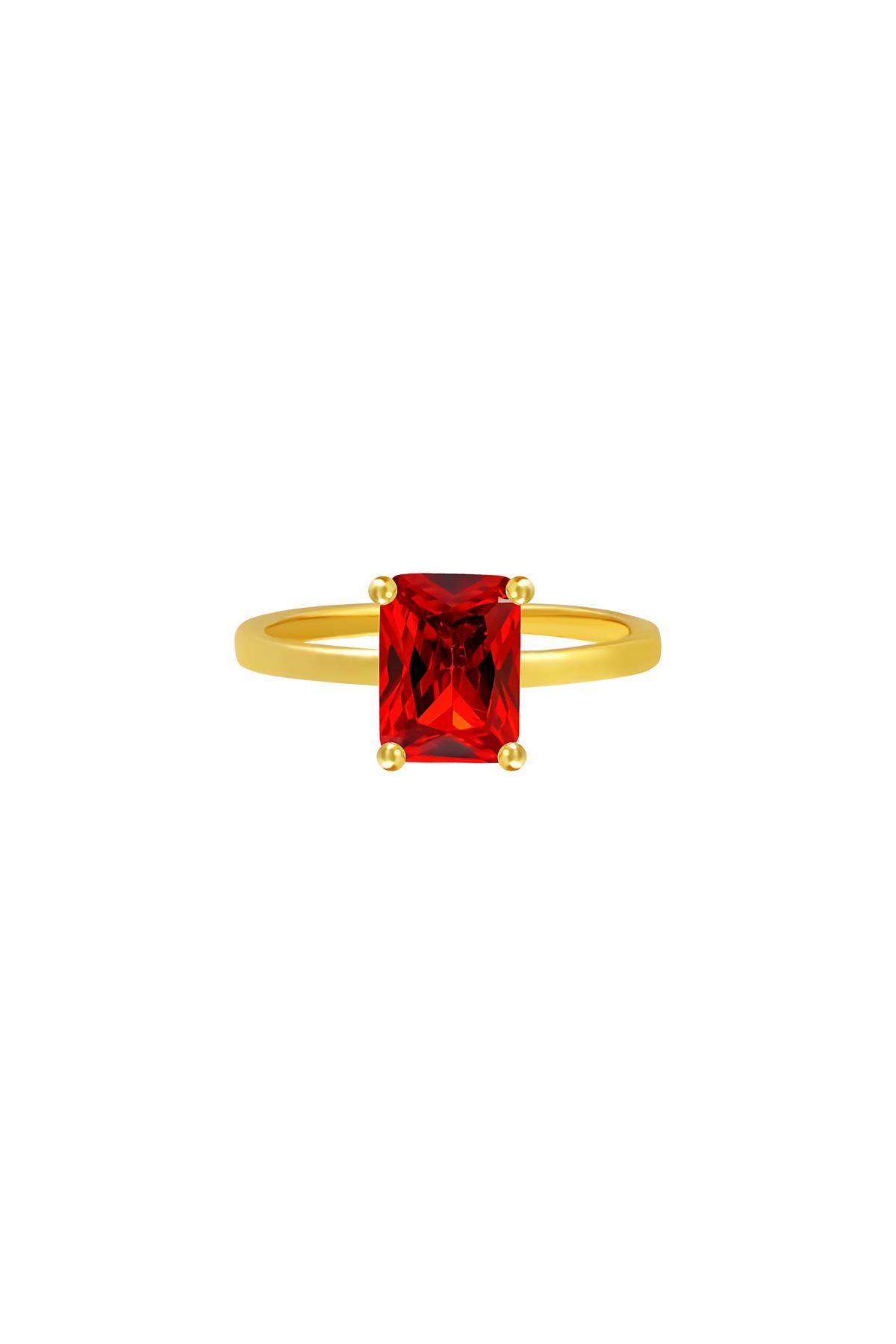 Red / 16 / Ring Shimmer Red Copper 16 Picture2