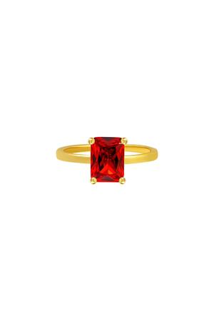 Ring Shimmer Red Copper 18 h5 