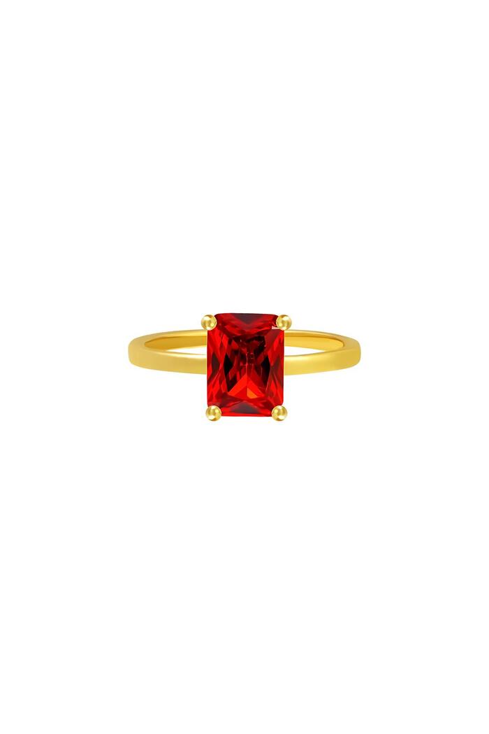 Ring Shimmer Red Copper 16 