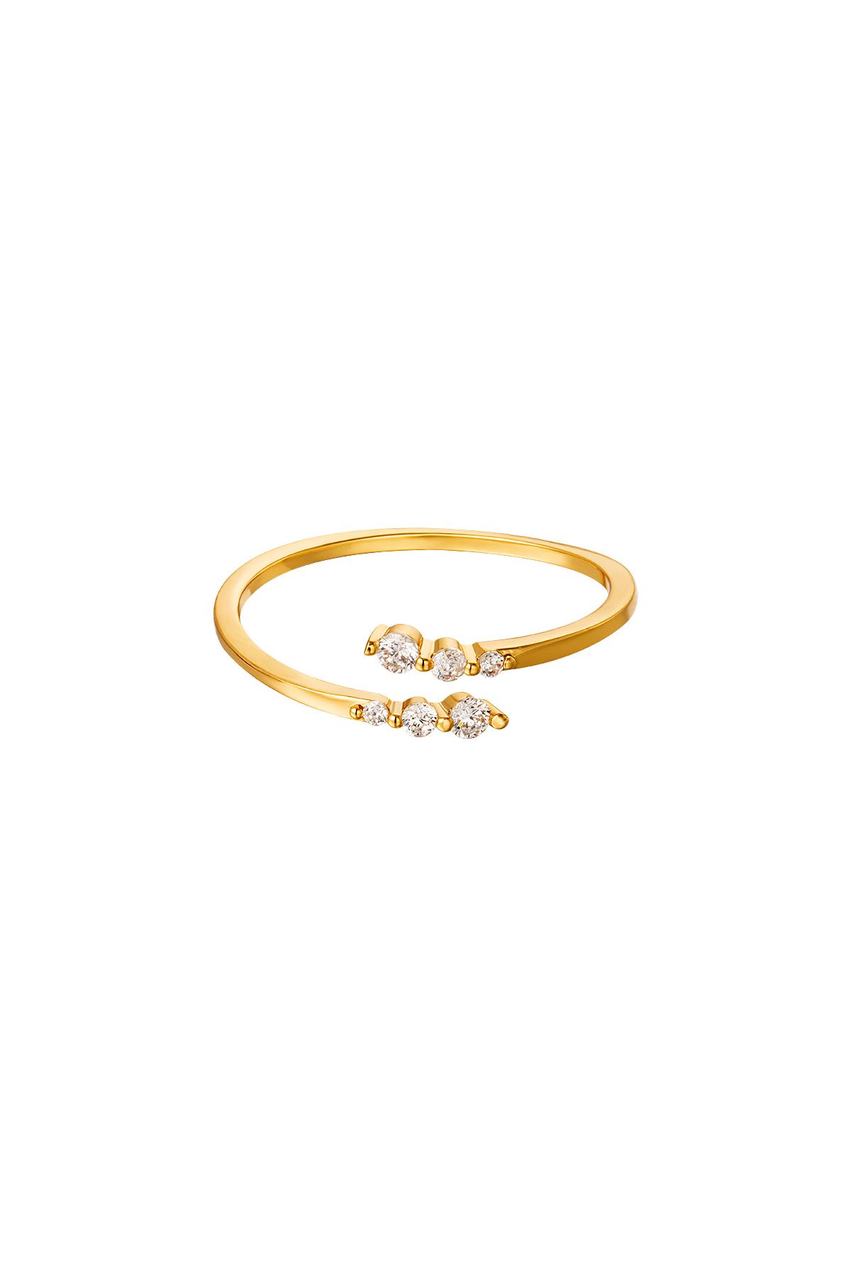 Ring Sparkling Twist Gold