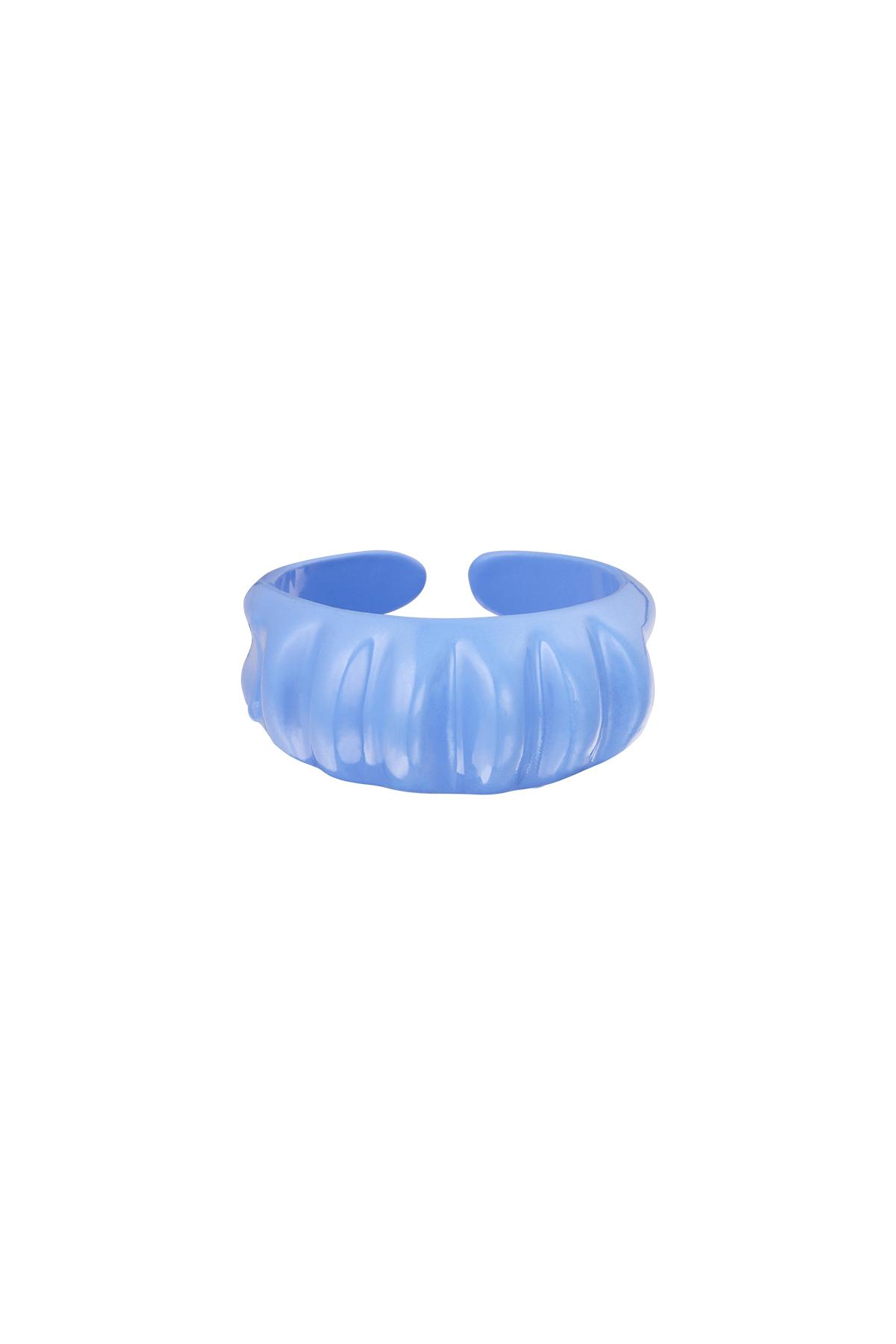 Candy ring large Blue Metal One size 2