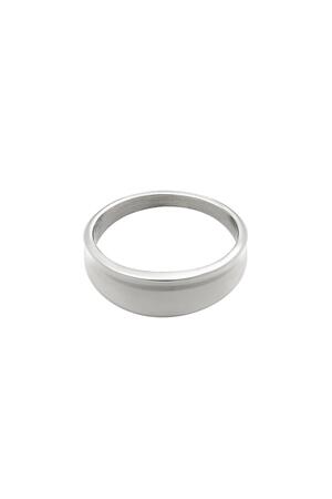 Stainless Steel Ring  Silver 18 h5 