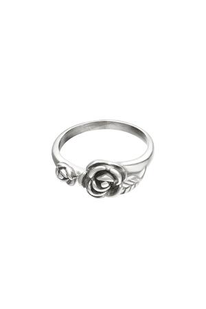 Ring rose Silver Stainless Steel 17 h5 