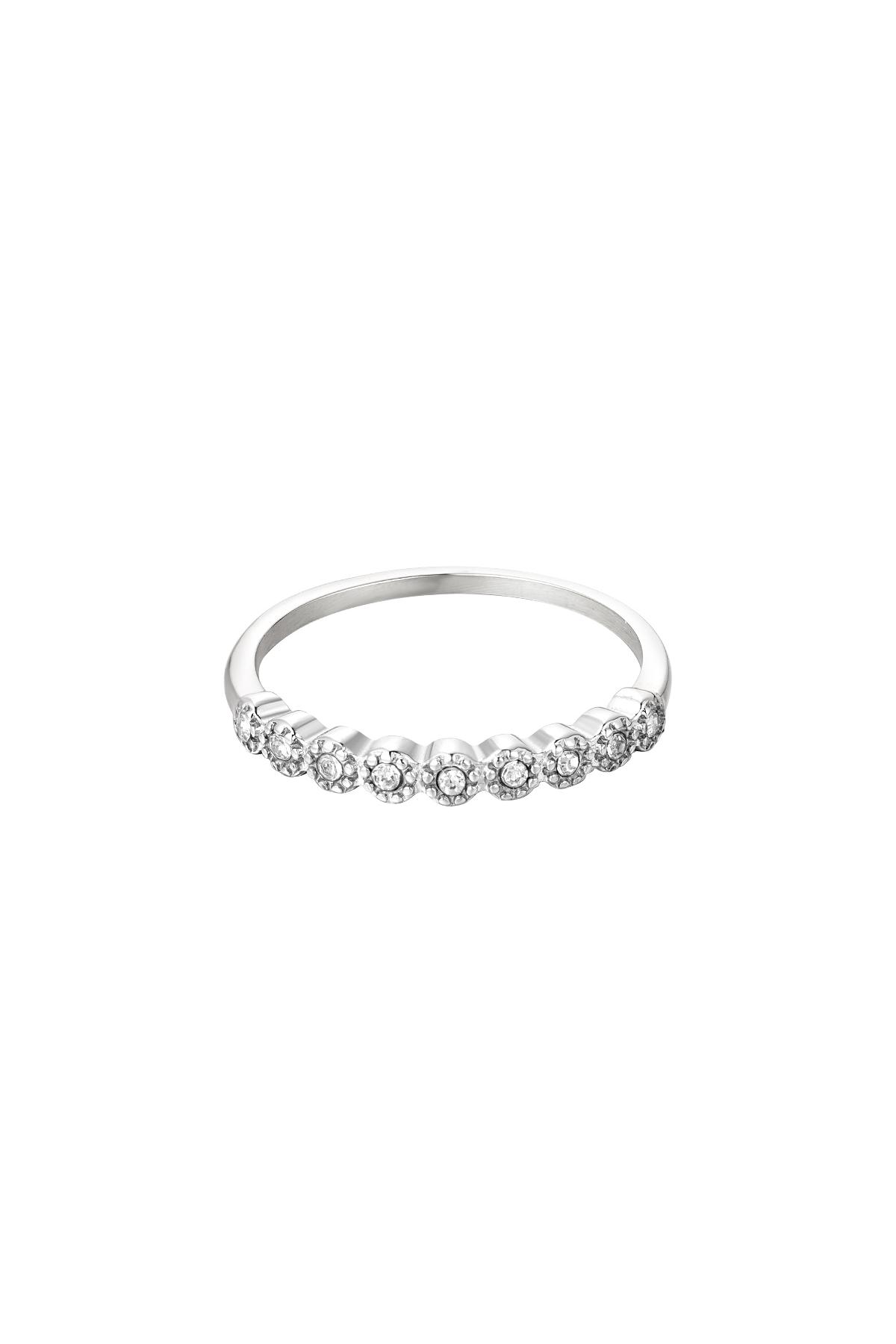 Stainless steel ring Silver 16