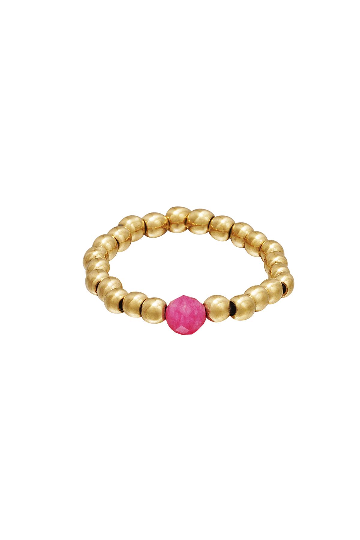 Toe ring beads Rose Hematite 14