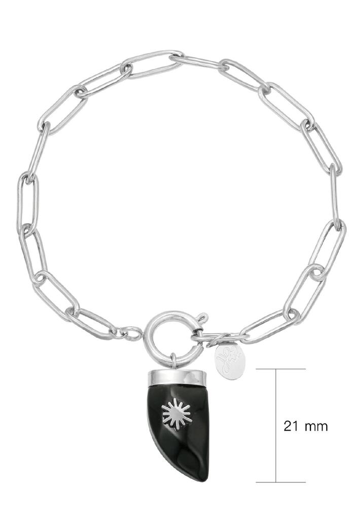 Armband Horn Silber Edelstahl Bild2