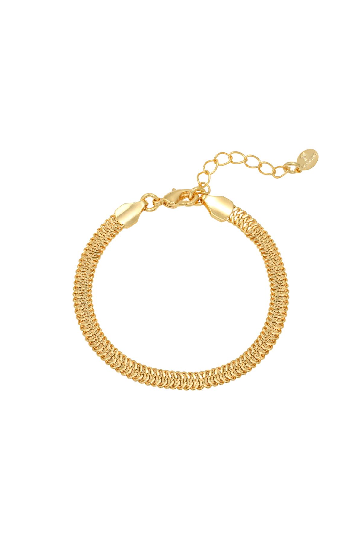 Armband Snaky Chain Gold Kupfer
