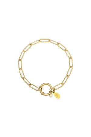 Bracelet Chain Beau Gold Stainless Steel h5 