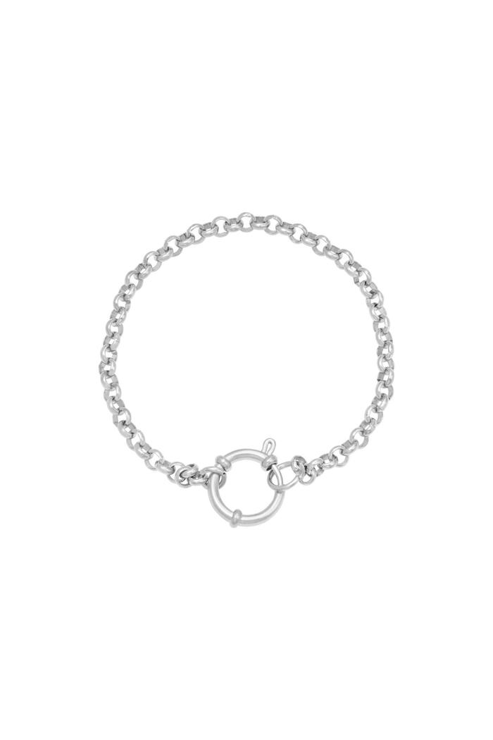 Bracelet Chain Rylee Silver Stainless Steel 
