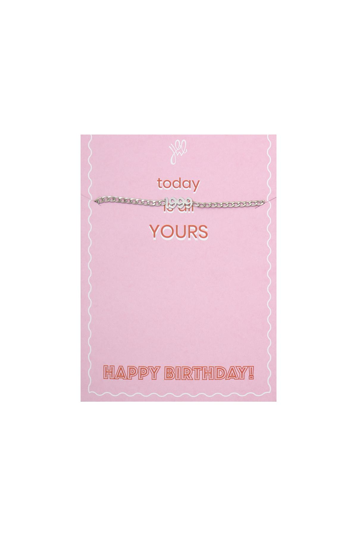 Armband Today Is Yours - 1999 Silber Edelstahl