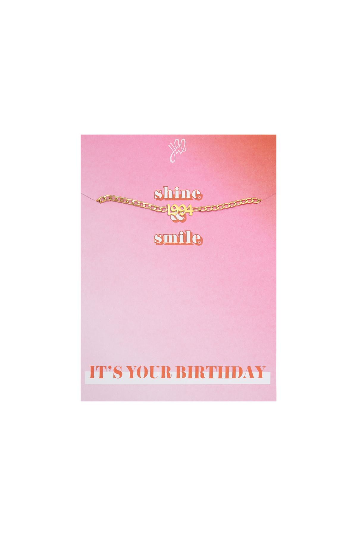 Gold / Armband It's Your Day - 1994 Gold Edelstahl Bild3