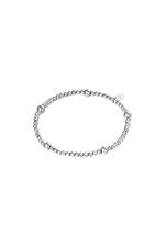Silver / Bracciale Perline Silver Stainless Steel Immagine2