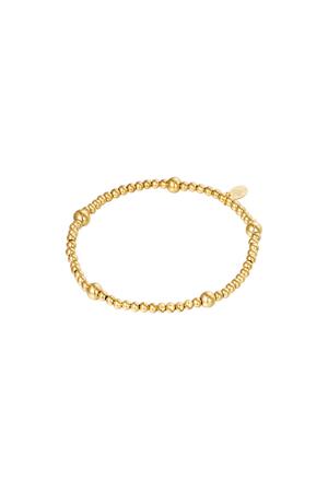 Bracciale Perline Gold Stainless Steel h5 