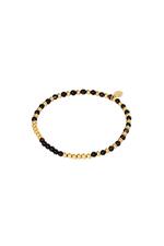 Gold / Bracciale Perline Sfere Gold Stainless Steel 