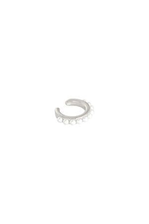 Earcuff Pearly Silber Kupfer h5 