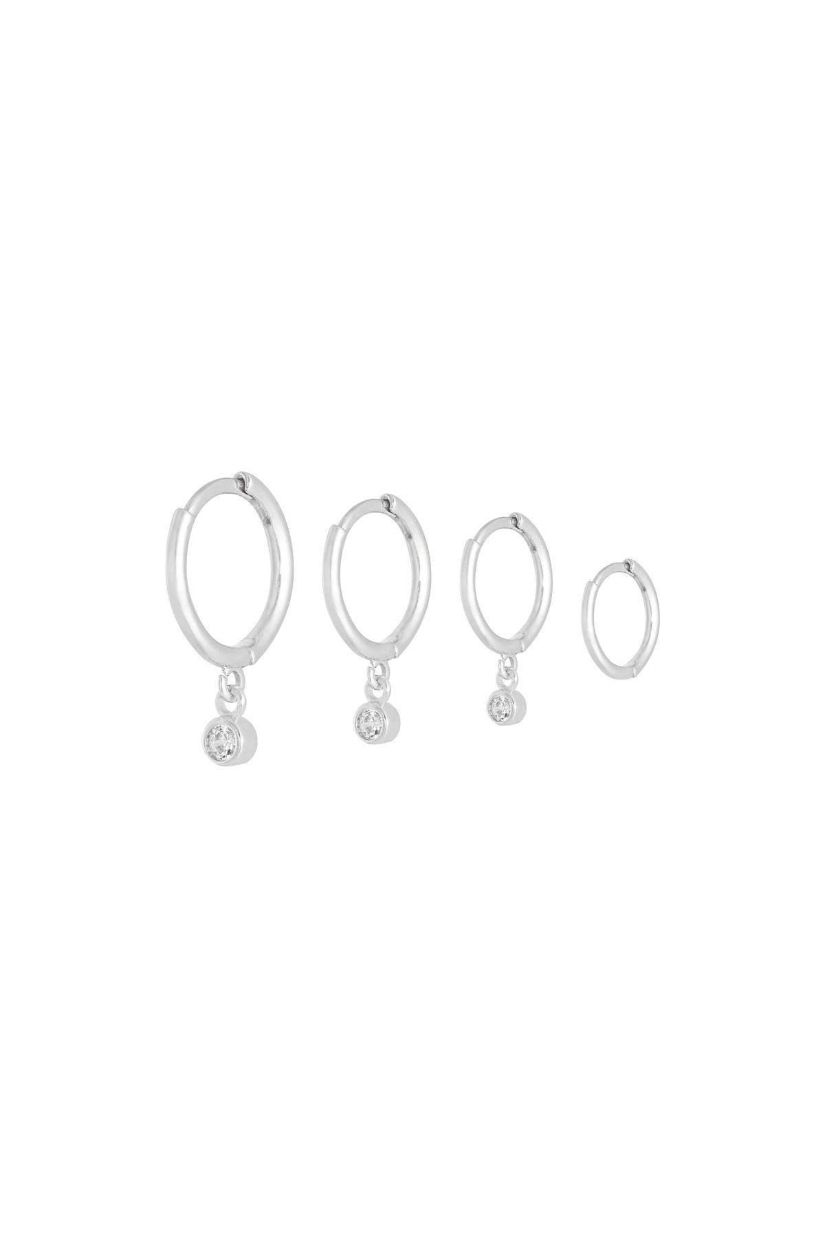 Ohrringe Set Charmed Silber Kupfer