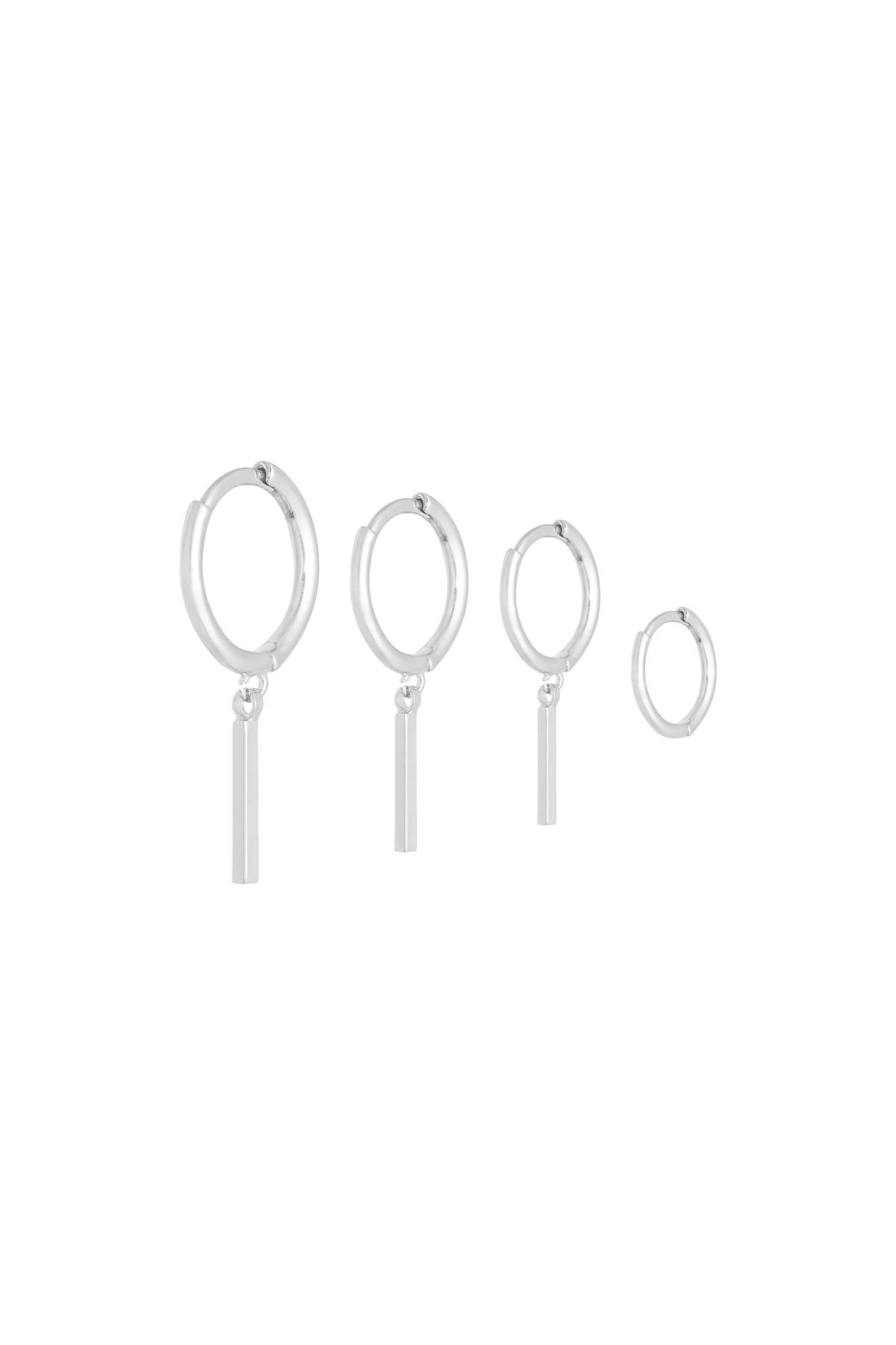 Ohrringe Set Minimalistic Bar
