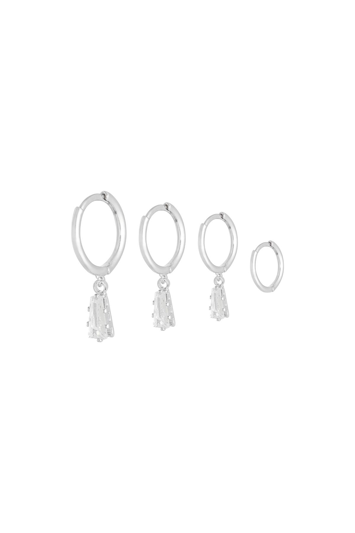 Ohrringe Set Endless Silber Kupfer 