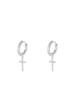 Silver / Earrings Faith Silver Stainless Steel Picture2