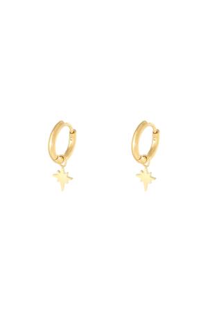 Earrings Spark Gold Stainless Steel h5 