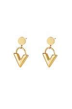 Gold / Earrings Venus Gold Stainless Steel 