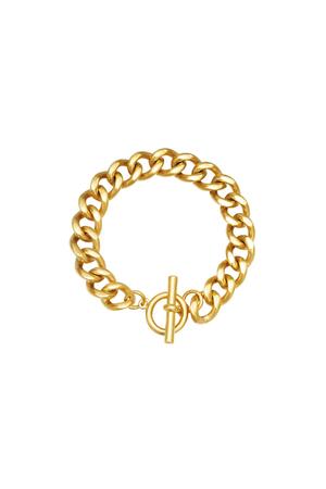 Armband Chain Ivy Gold Edelstahl h5 