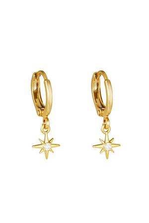 Earrings Lustrous  Gold Copper h5 