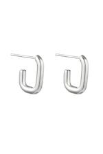 Silver / Earrings cool girl Silver Stainless Steel Picture2