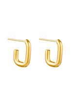 Gold / Earrings cool girl Gold Stainless Steel 