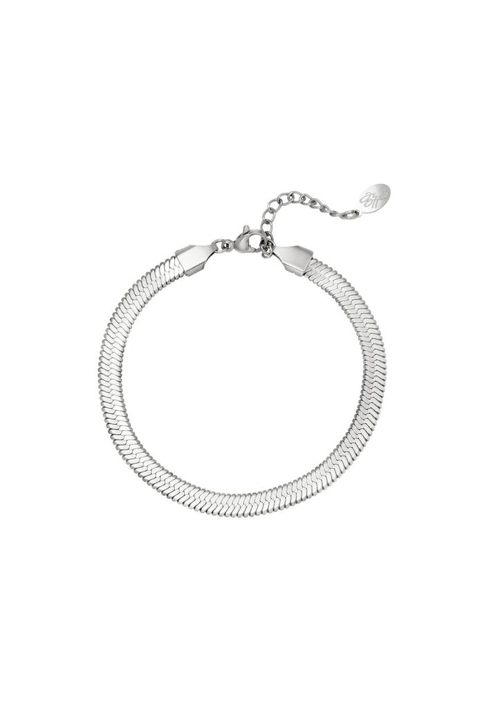 Bracelet Retreat Silver Stainless Steel 