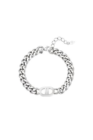Bracelet The Good Life Silver Stainless Steel h5 