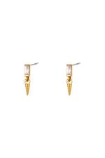 Gold / Earrings Little Cone Gold Copper Picture2