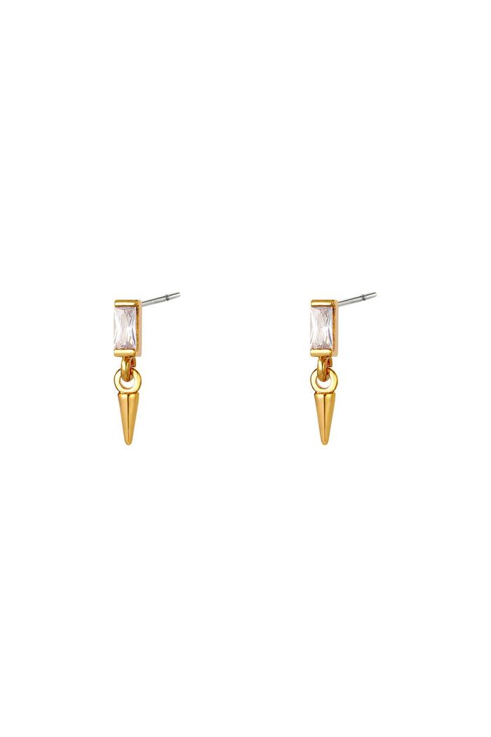 Earrings Little Cone Gold Copper 