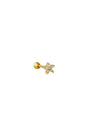 Piercing Tiny Flower Gold Copper h5 