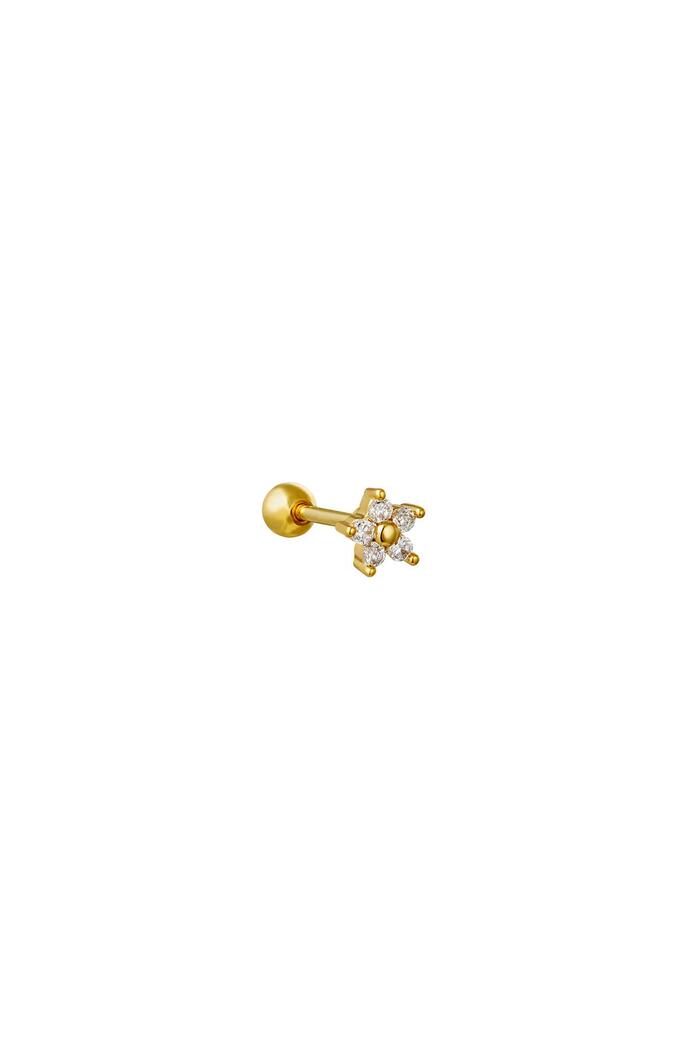 Piercing Tiny Flower Gold Copper 