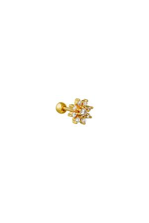 Piercing Flowerish Gold Kupfer h5 