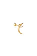 Gold / Piercing Sparkling Moon Gold Copper 