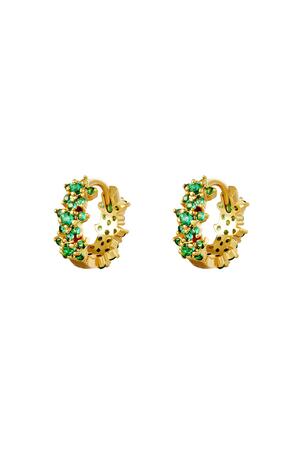 Earrings Monarch Green Copper h5 