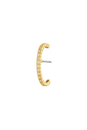 Earcuff Piercing Shimmer Oro Cobre h5 