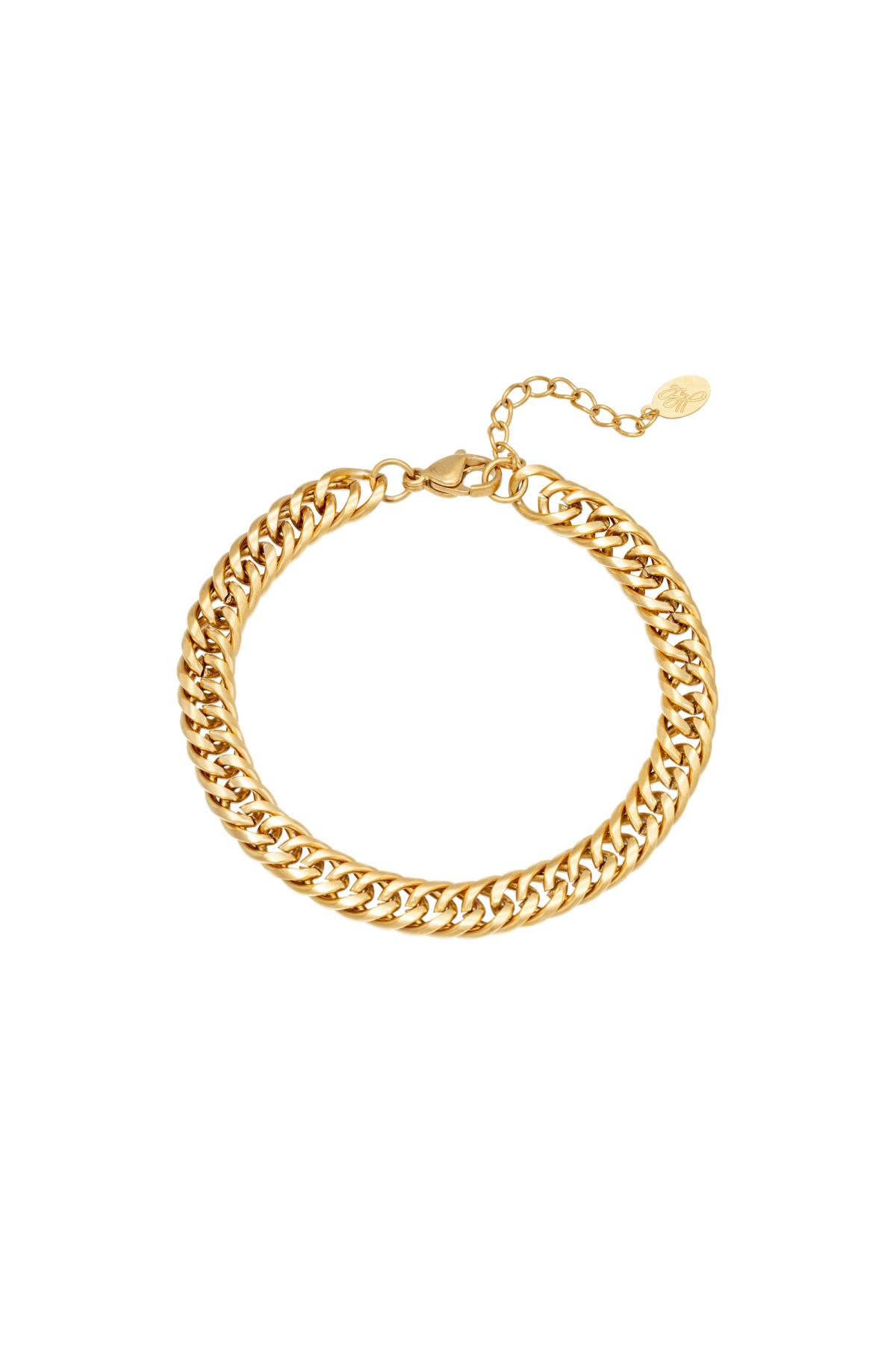 Bracelet Vibes Gold Color Stainless Steel