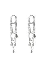 Silver / Earrings Garlands Silver Stainless Steel Immagine2
