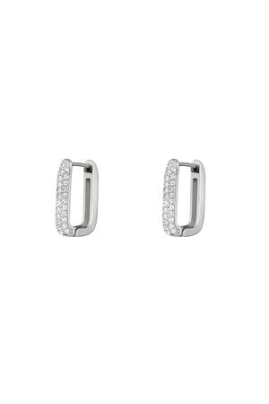 Earrings Shimmer Spark Silver Stainless Steel h5 