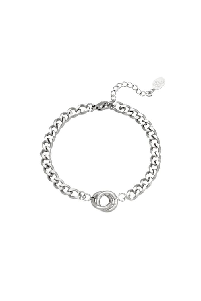Armband Intertwined Silber Edelstahl 
